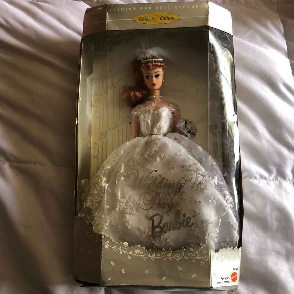 1961 Wedding Day Barbie Doll Red Hair